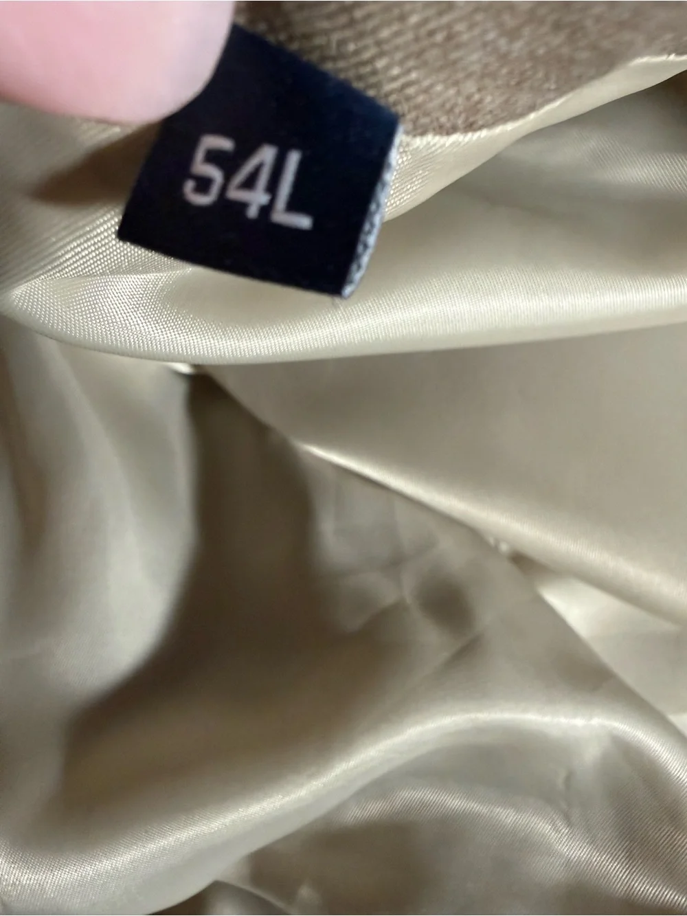 Nautica Men's Grant Bi-Stretch Suit Separate Jacket Only L54 W49 Light Brown